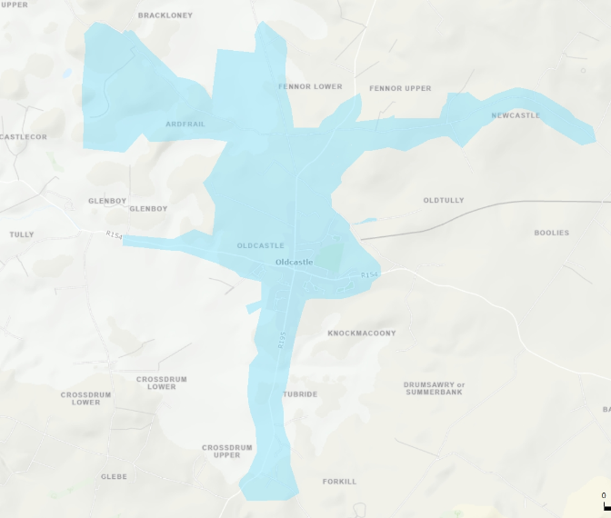 Oldcastle BWN map