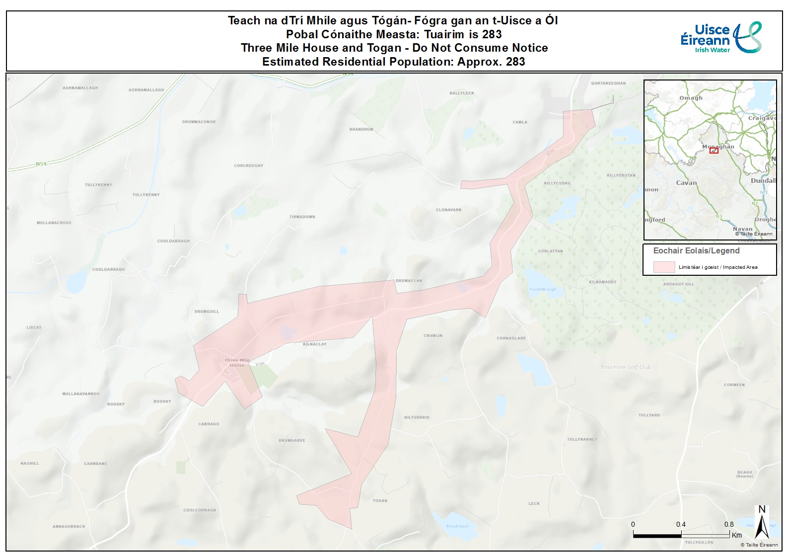 Three Mile House and Togan PWS