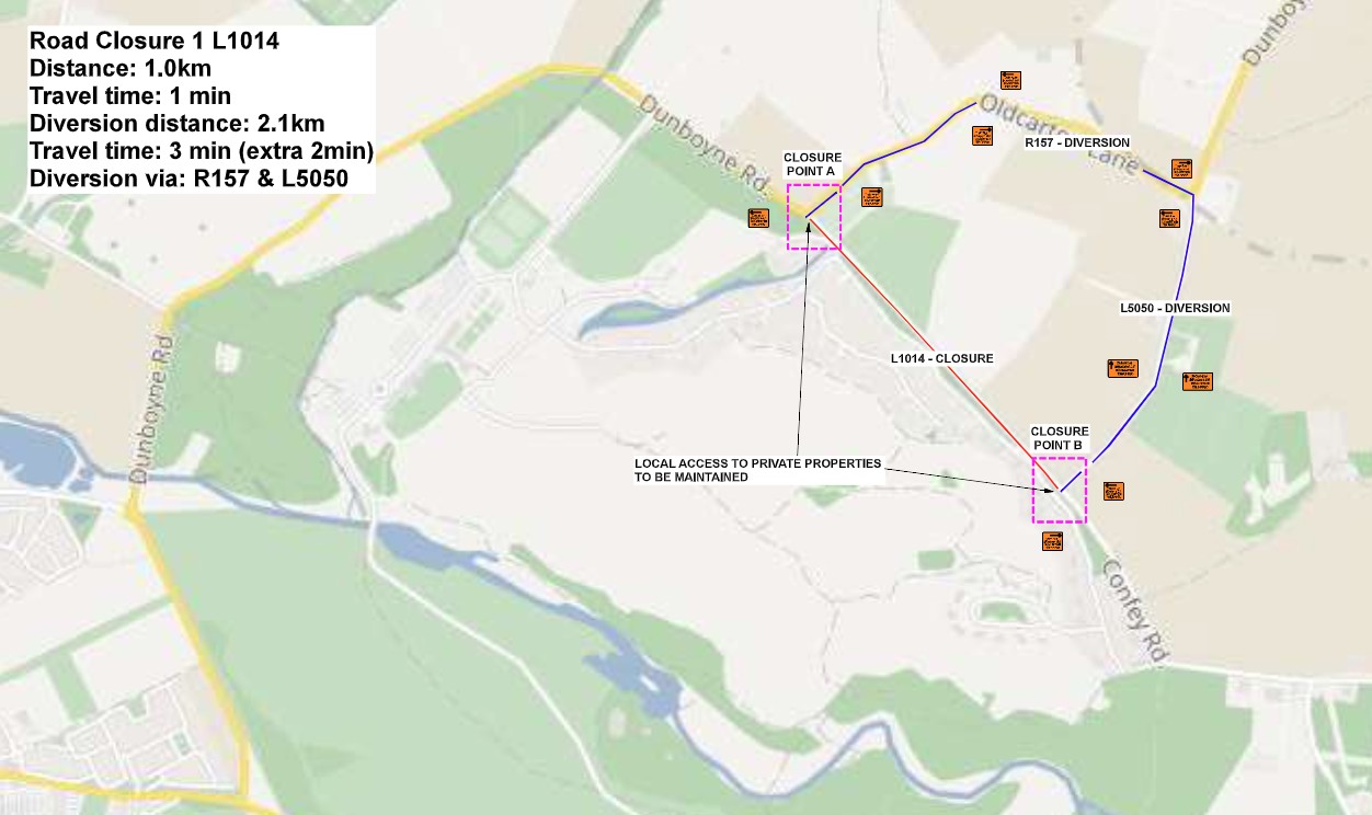 L1014 road closure