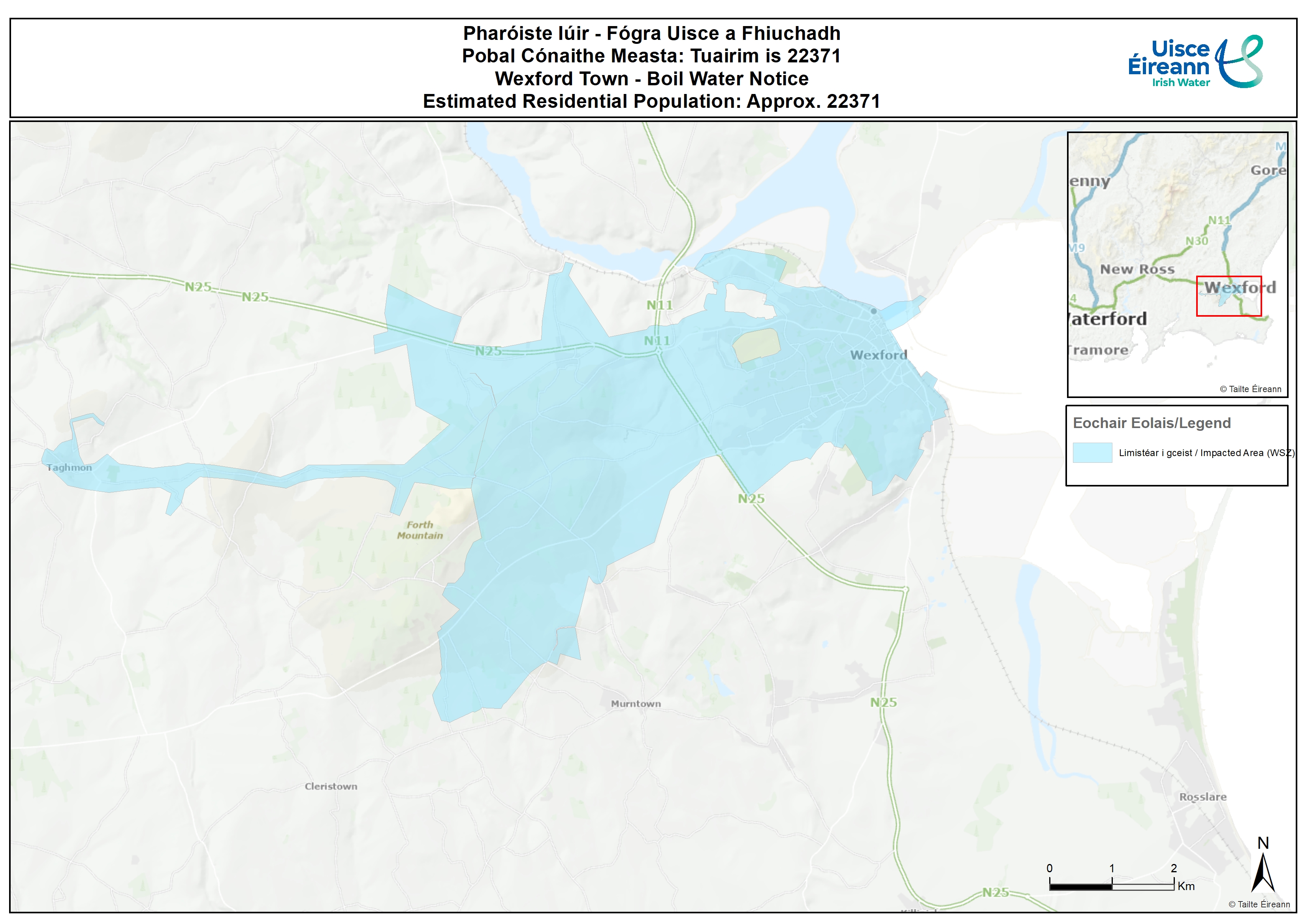 Wexford Town BWN impacted area