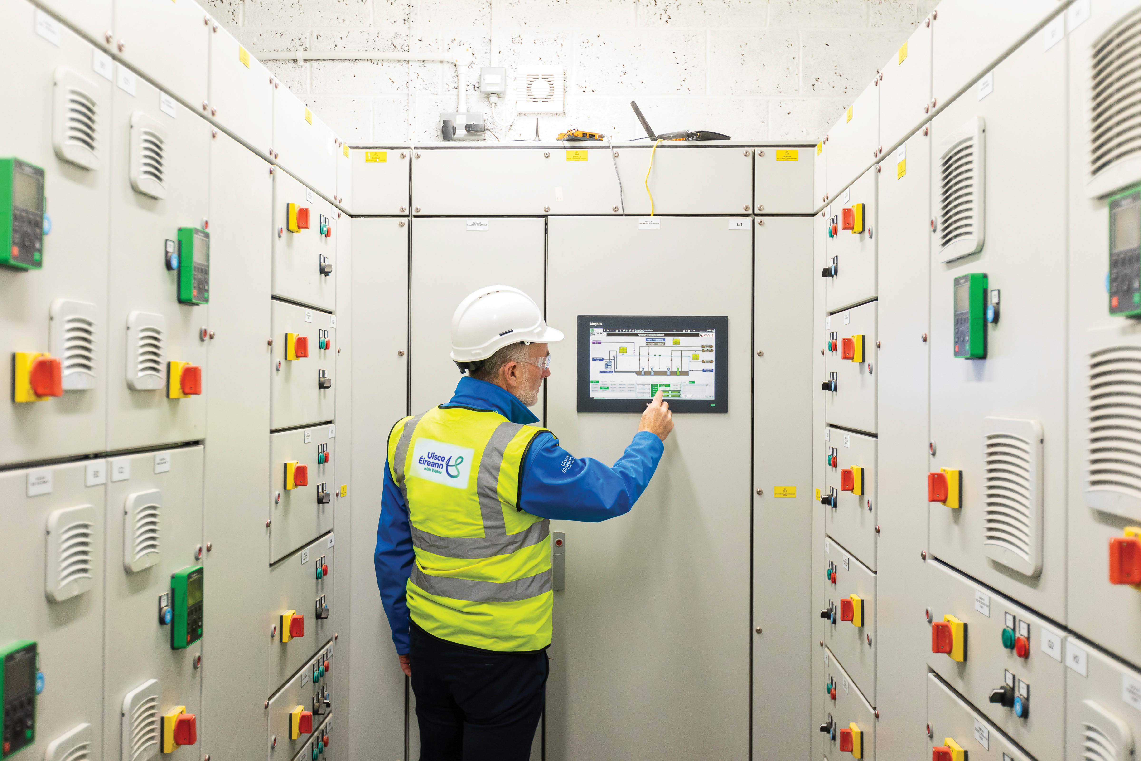 An engineer in the Collooney,Sligo Tech Room