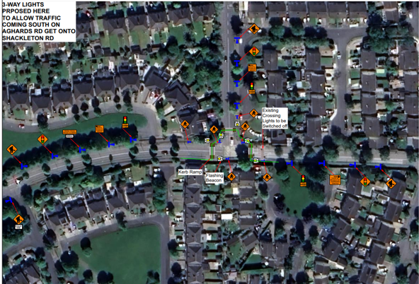 Road Closure 3_R405 Maynooth Road, Celbridge_Traffic Management and Diversion Map 2