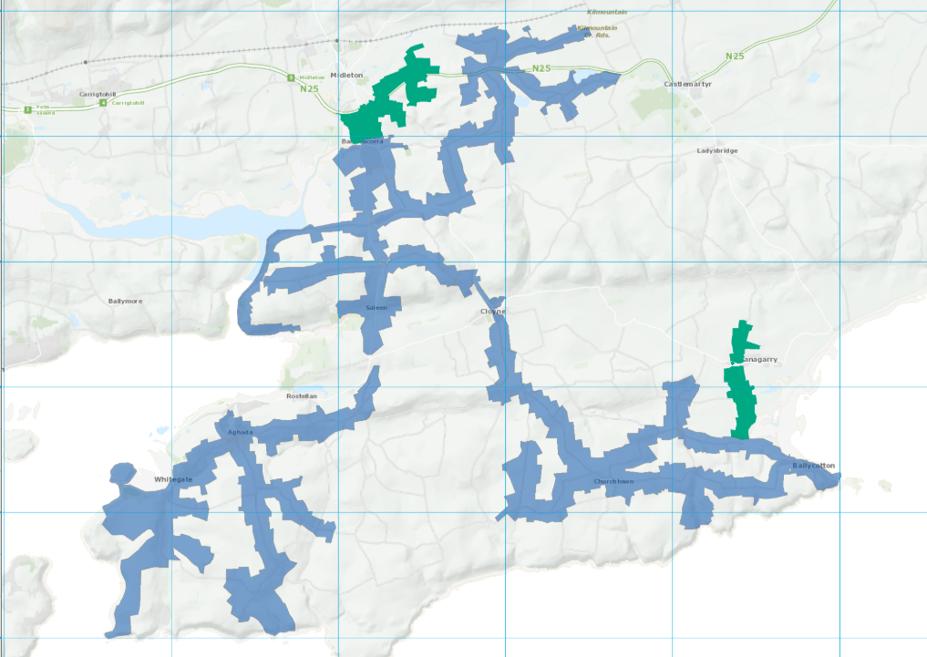 Map of Whitegate