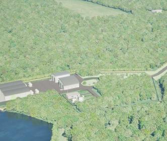 Fly Through image of the Raw Water Intake & Pumping Station
