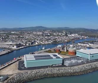 Arklow Wastewater Treatment Plant aerial view