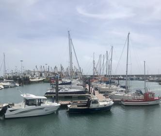Boats on Kilmore Quay marina